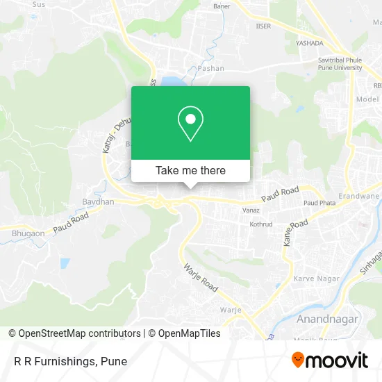 R R Furnishings map