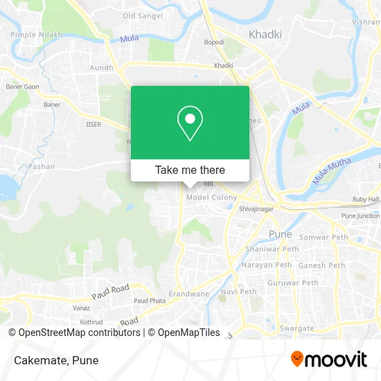 Cakemate map