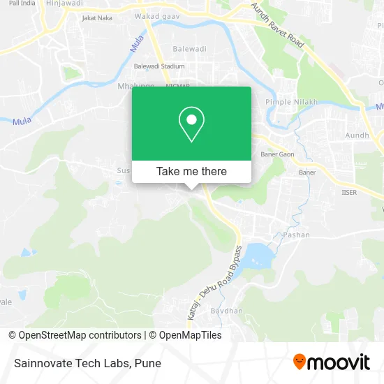 Sainnovate Tech Labs map