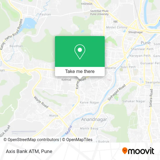 Axis Bank Atm map