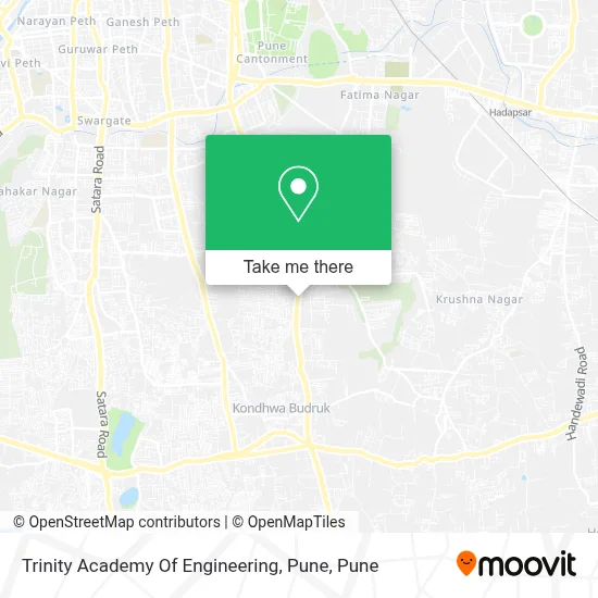 Trinity Academy Of Engineering, Pune map