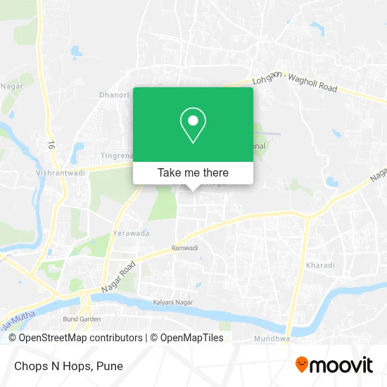 Chops N Hops map