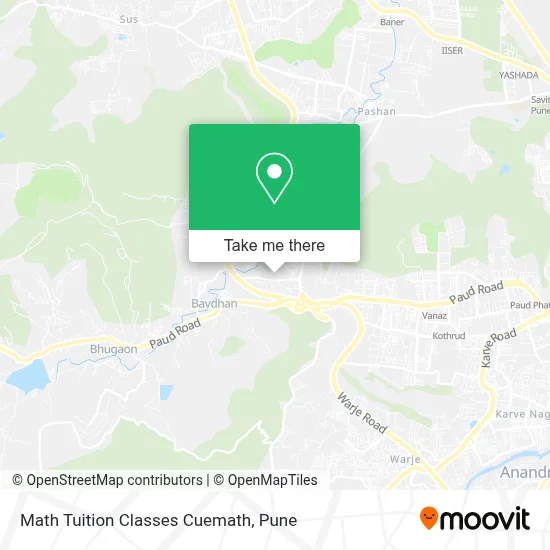 Math Tuition Classes Cuemath map
