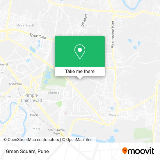 Green Square map