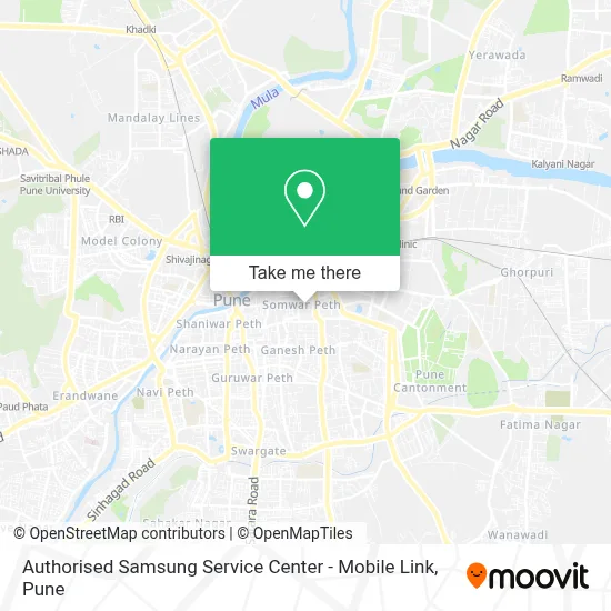 Authorised Samsung Service Center - Mobile Link map