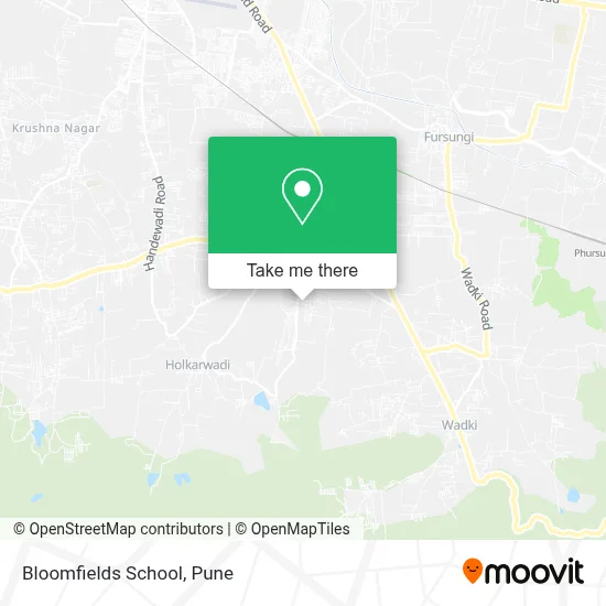 Bloomfields School map
