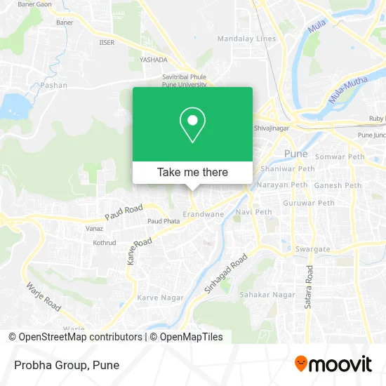Probha Group map