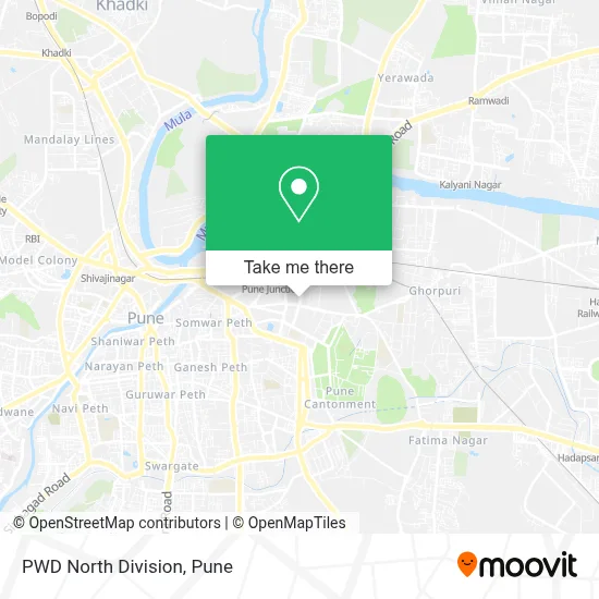 PWD North Division map