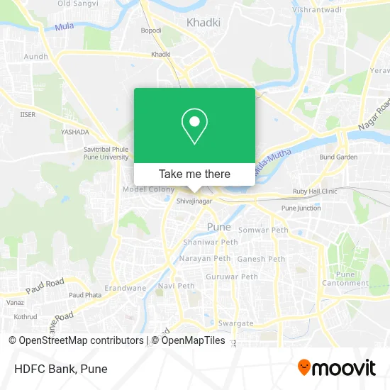 HDFC Bank map
