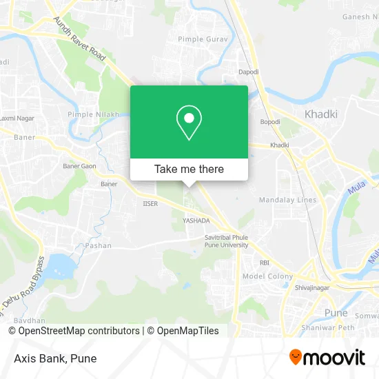 Axis Bank map