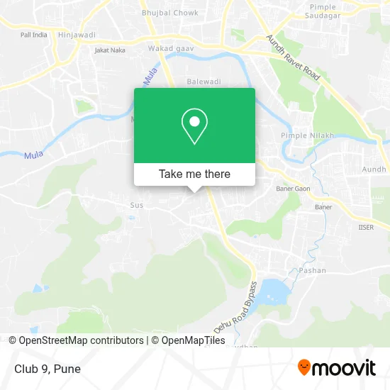 Club 9 map