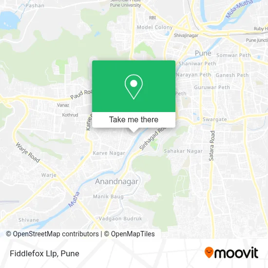 Fiddlefox Llp map