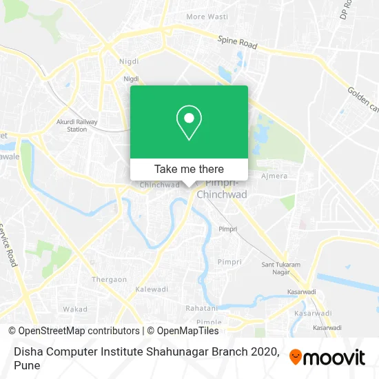 Disha Computer Institute Shahunagar Branch 2020 map