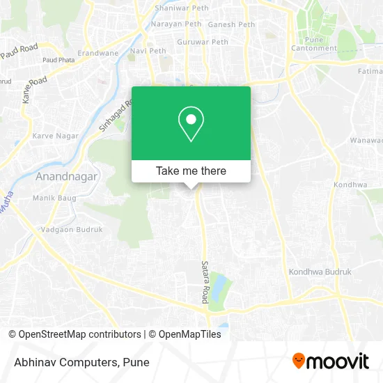 Abhinav Computers map