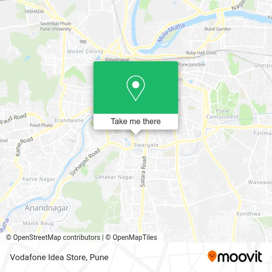 Vodafone Idea Store map