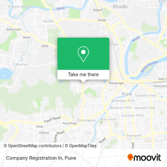 Company Registration In map