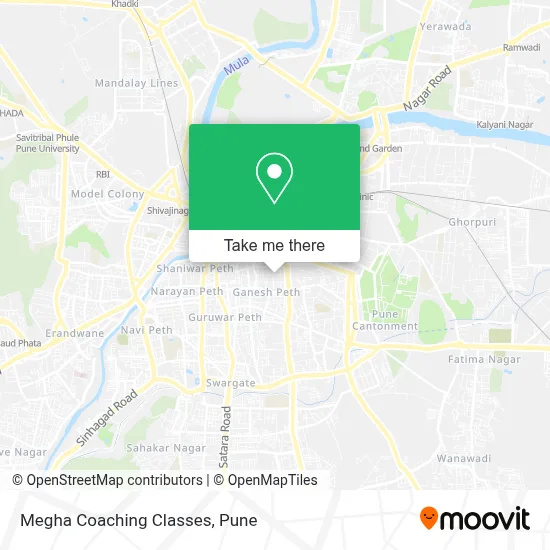 Megha Coaching Classes map