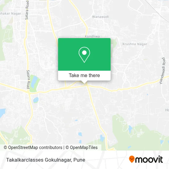 Takalkarclasses Gokulnagar map