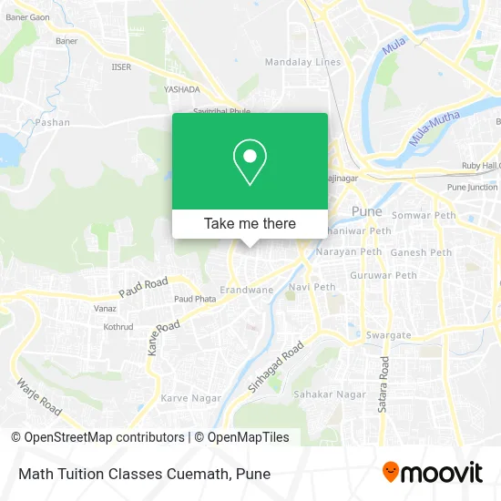 Math Tuition Classes Cuemath map