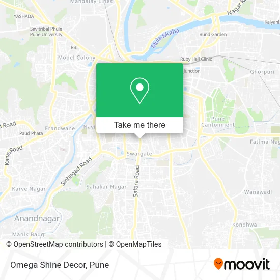Omega Shine Decor map