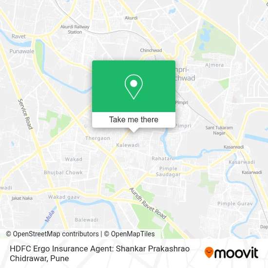 HDFC Ergo Insurance Agent: Shankar Prakashrao Chidrawar map