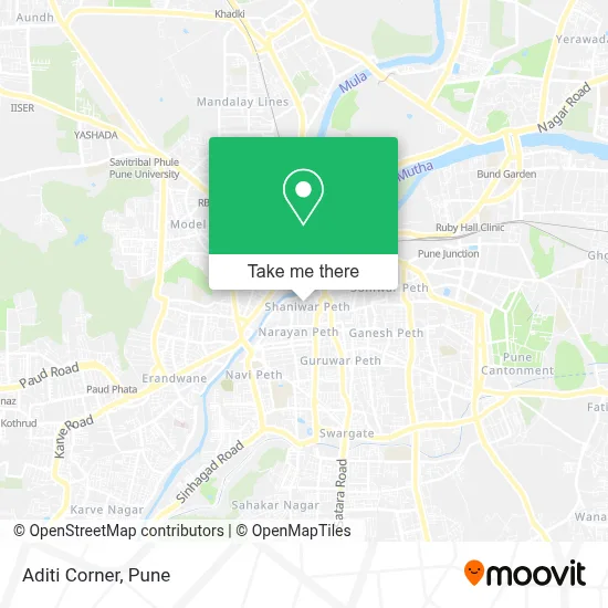 Aditi Corner map