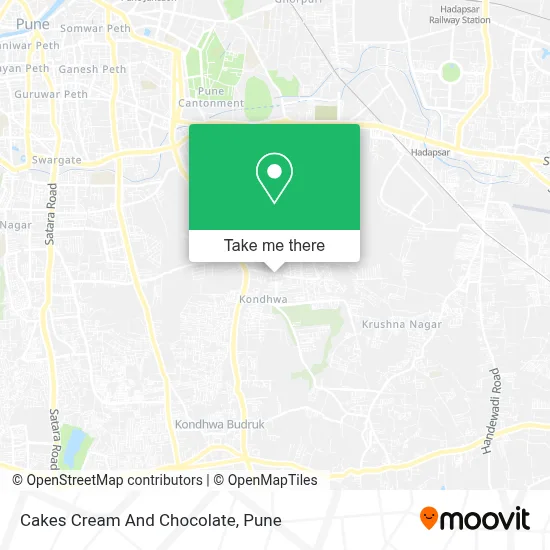 Cakes Cream And Chocolate map