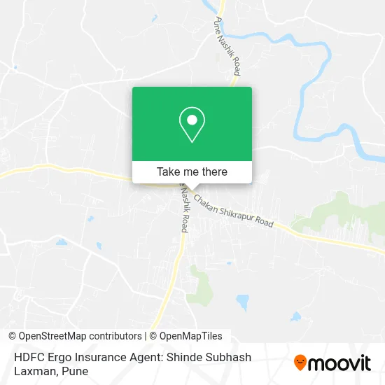 HDFC Ergo Insurance Agent: Shinde Subhash Laxman map