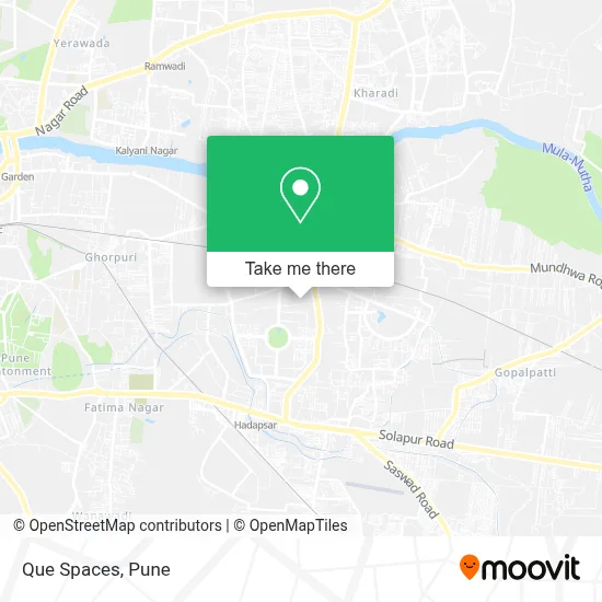 Que Spaces map