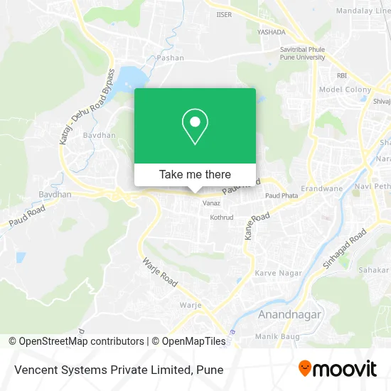Vencent Systems Private Limited map