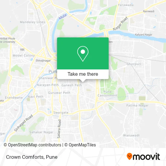 Crown Comforts map