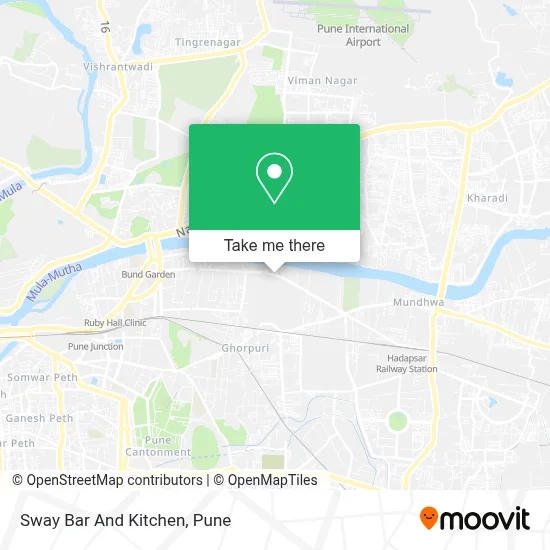 Sway Bar And Kitchen map