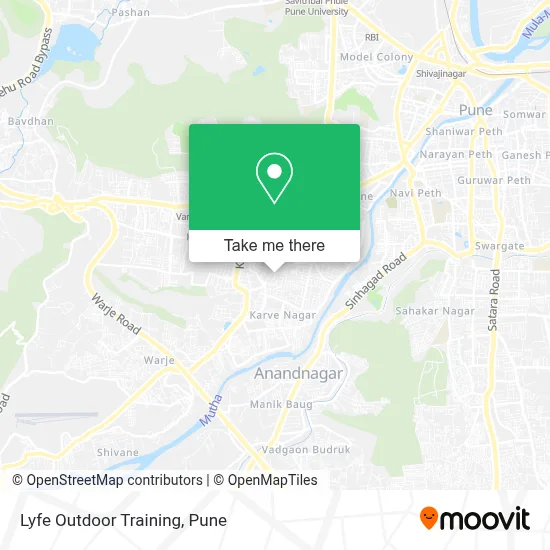 Lyfe Outdoor Training map