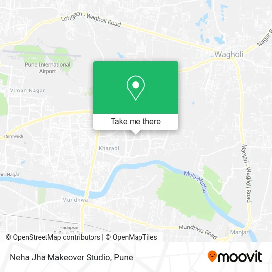 Neha Jha Makeover Studio map