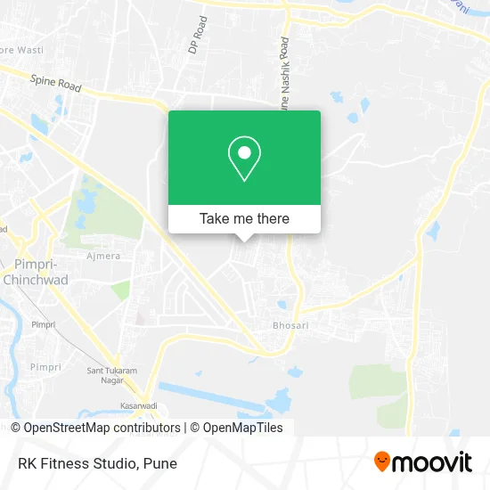 Rk Fitness Studio map