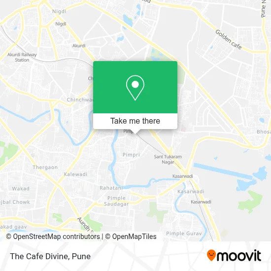 The Cafe Divine map