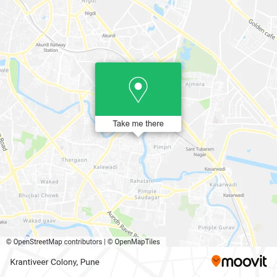 Krantiveer Colony map