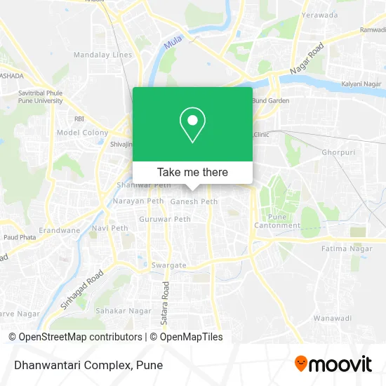 Dhanwantari Complex map