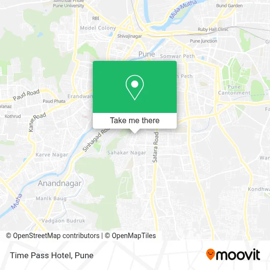 Time Pass Hotel map