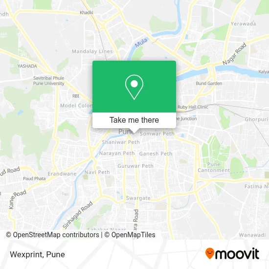 Wexprint map