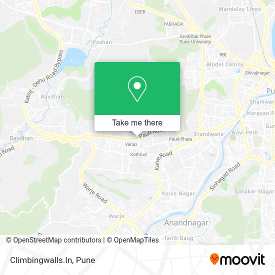 Climbingwalls.In map
