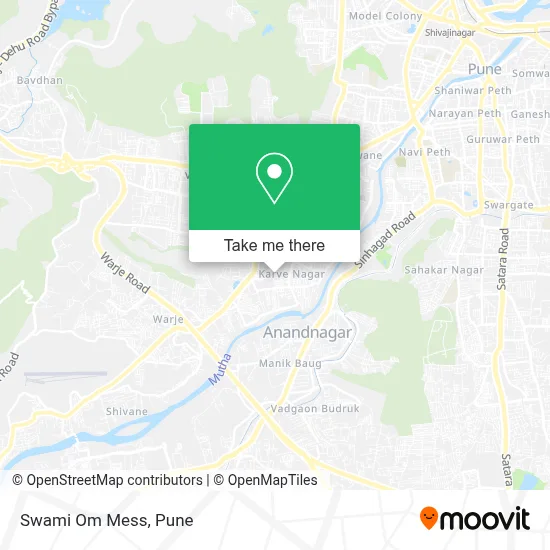 Swami Om Mess map