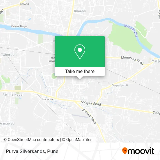 Purva Silversands map