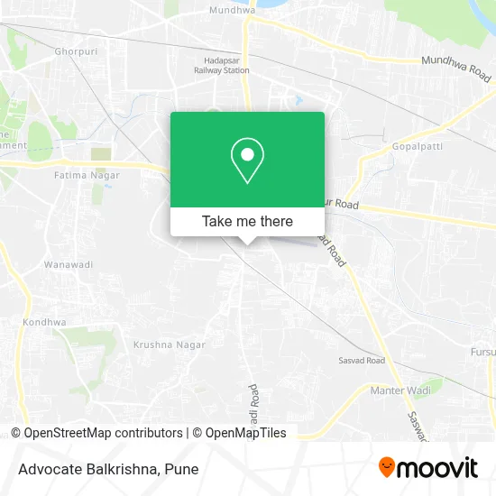 Advocate Balkrishna map