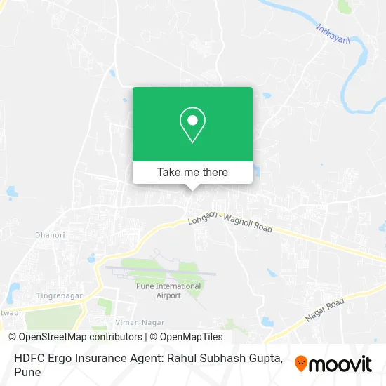HDFC Ergo Insurance Agent: Rahul Subhash Gupta map