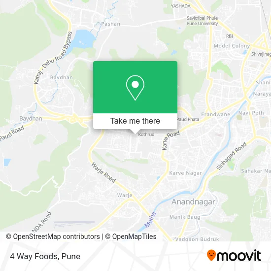 4 Way Foods map