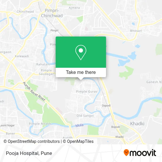 Pooja Hospital map