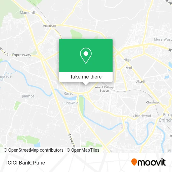 ICICI Bank map