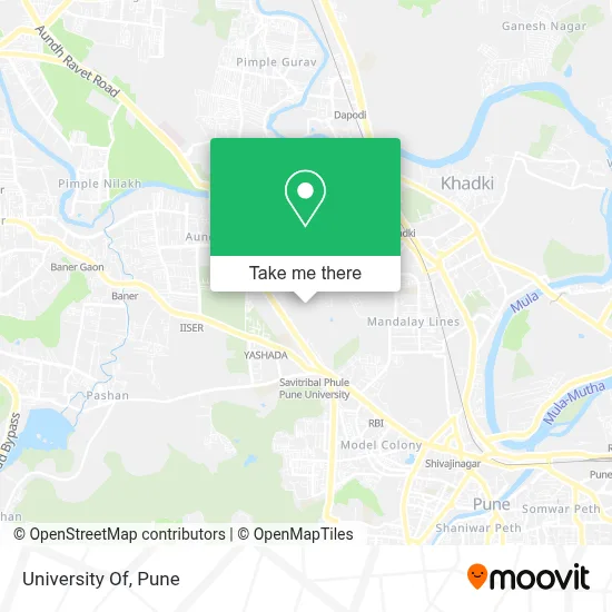 University Of map