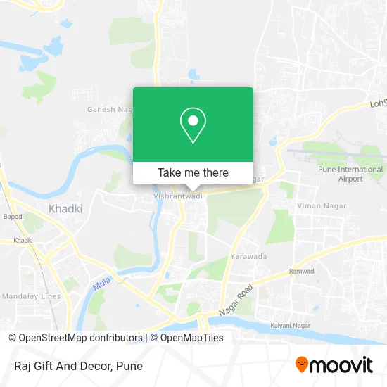 Raj Gift And Decor map